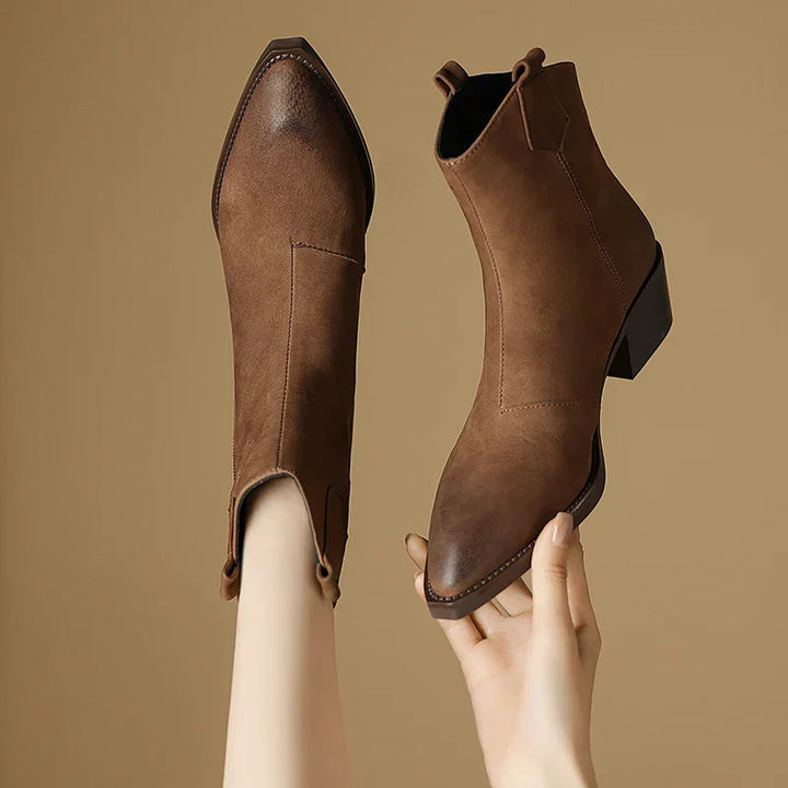 Boots for Women | Ankle Block Heel Design