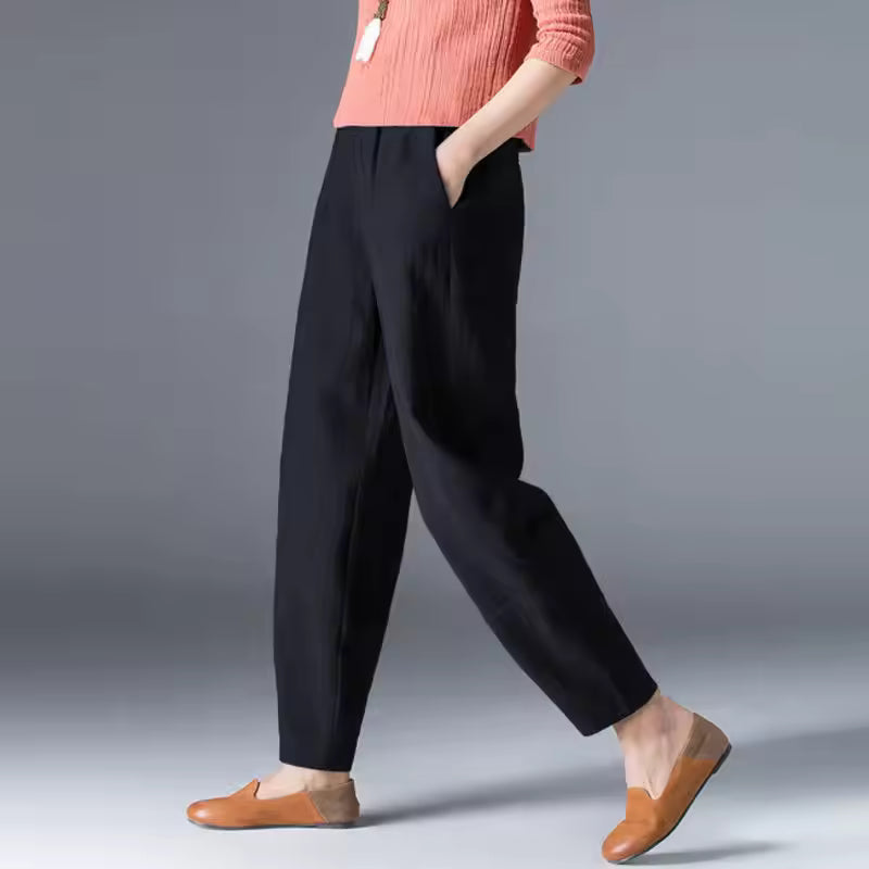 Women’s Trousers | High Waist Tapered Fit