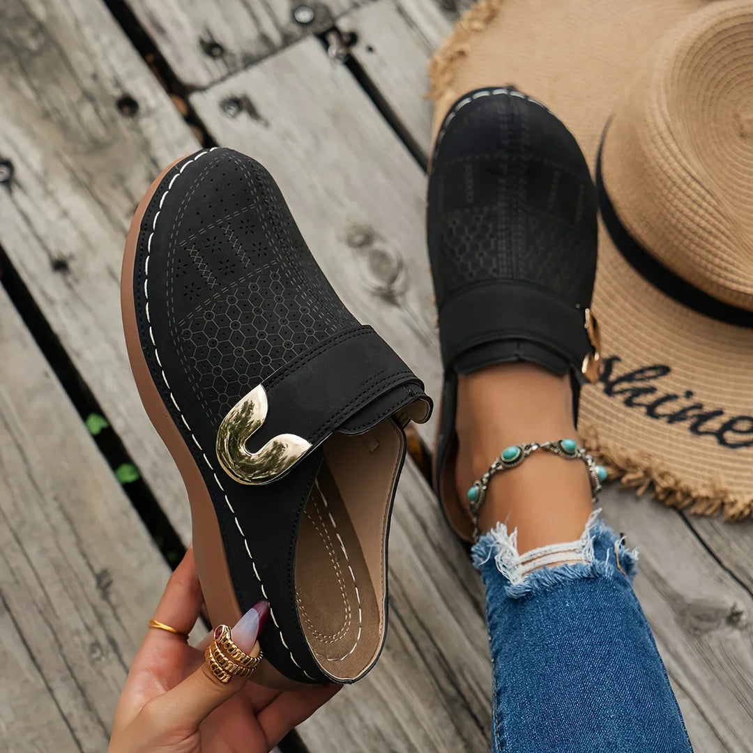 Women's Clog Mules | Slip-On Perforated