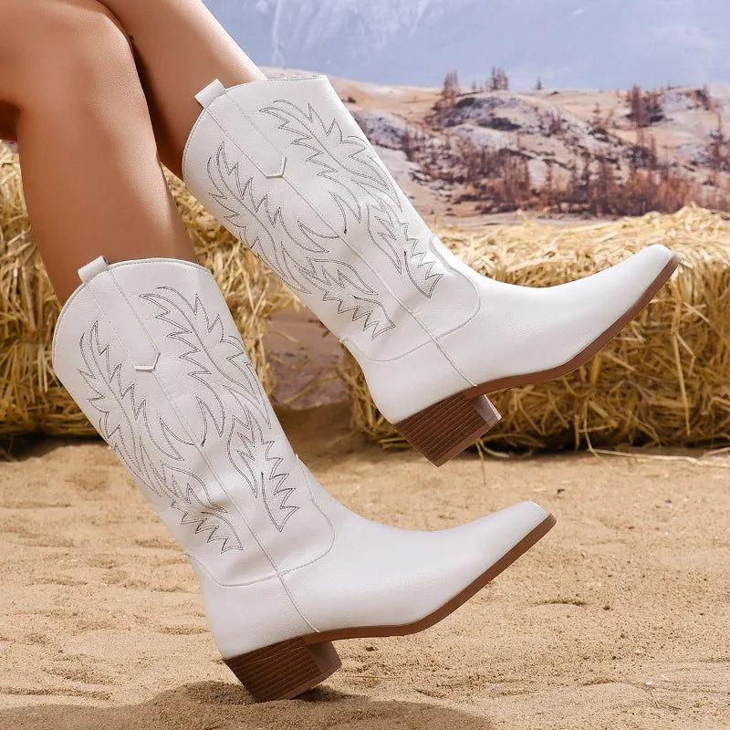 Boots for Women | Western Style Low Heel