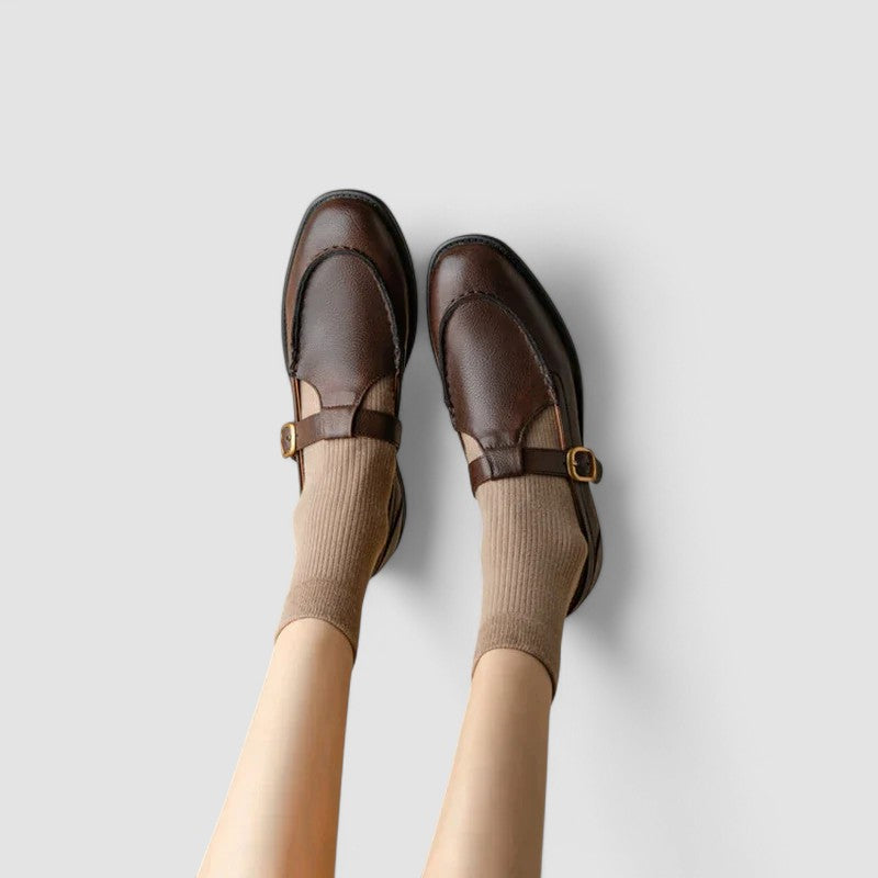 Mary Jane Shoes for Women | Square-Toe Buckle Strap