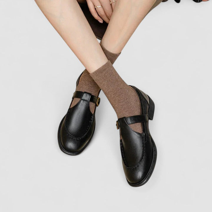 Mary Jane Shoes for Women | Square-Toe Buckle Strap