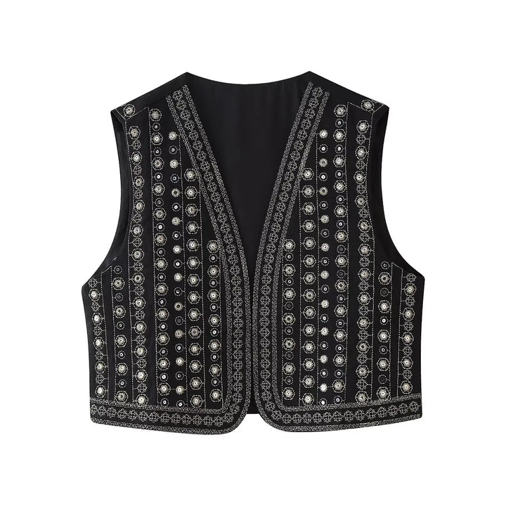 Women’s Vest | Embellished Boho Style