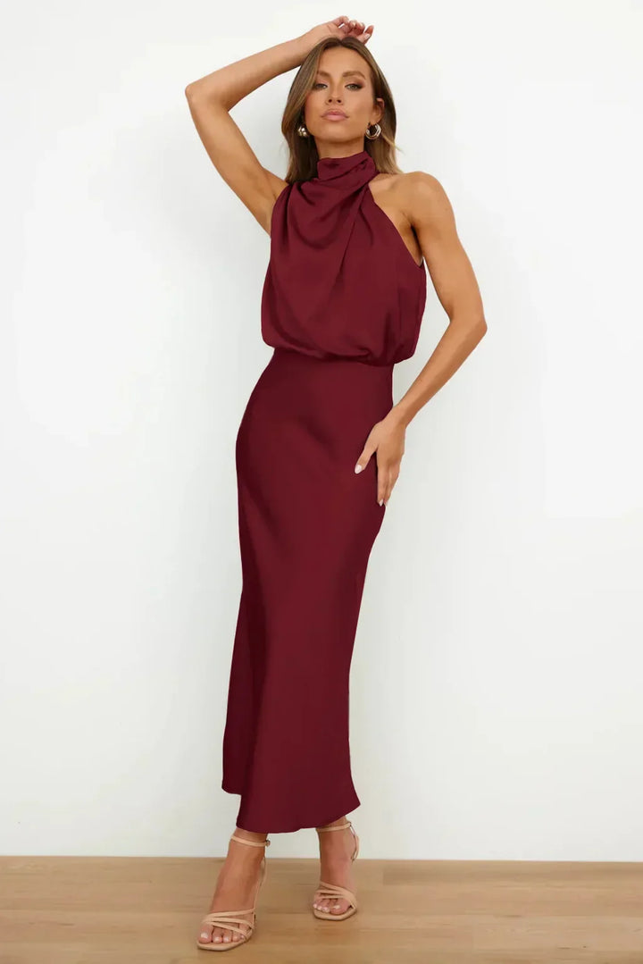 Women’s Dress | Halter Maxi