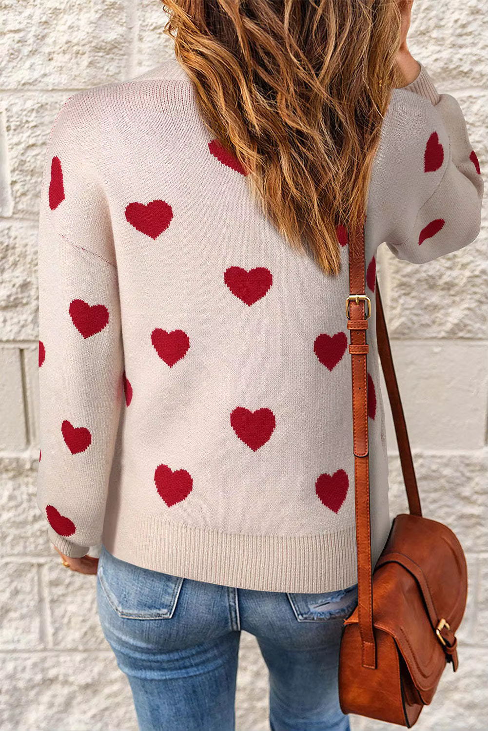 Sweater for Women | Heart Print Design