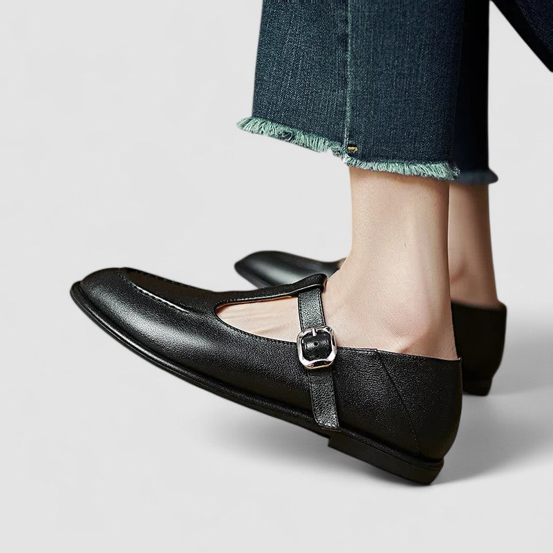 Women’s Mary Jane Shoes | Low Heels Buckle Strap