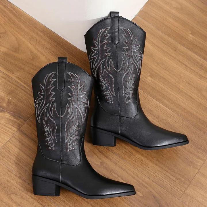 Boots for Women | Western Style Low Heel