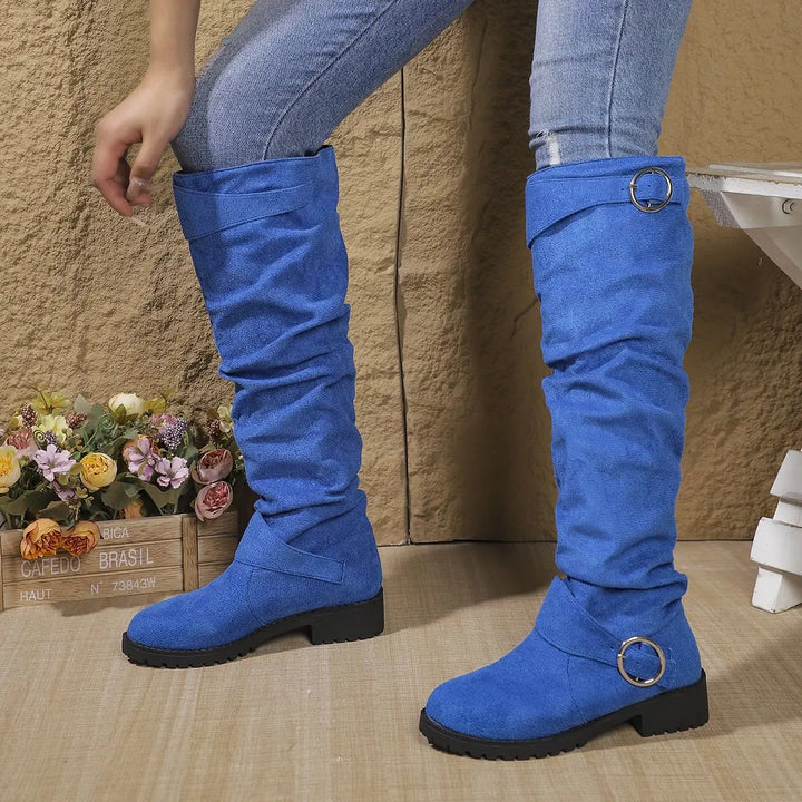 Boots for Women | Knee High Buckle Strap