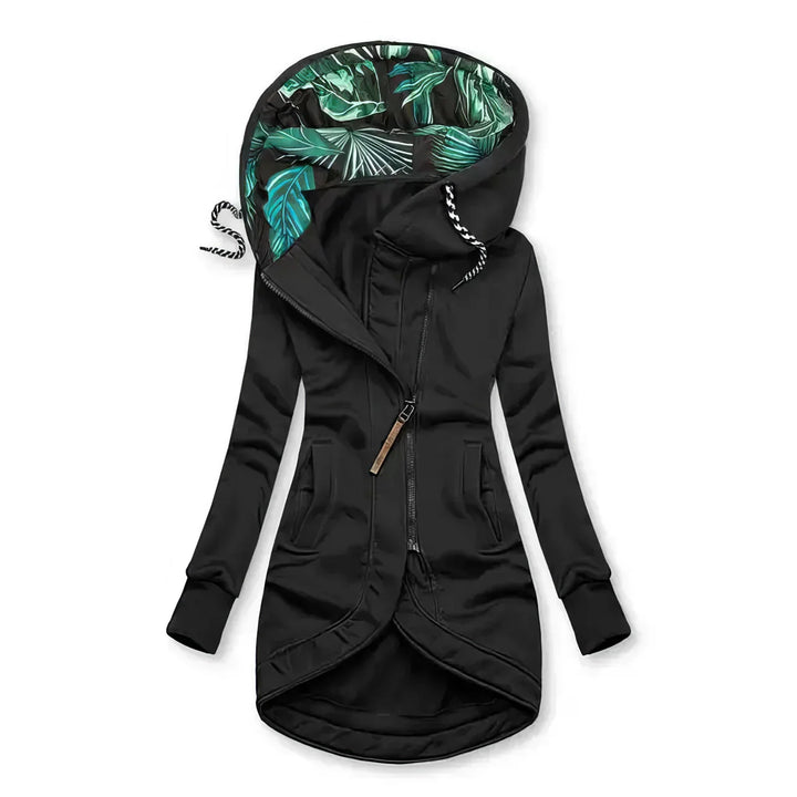 Women’s Jacket | Hooded Longline Zip-Up
