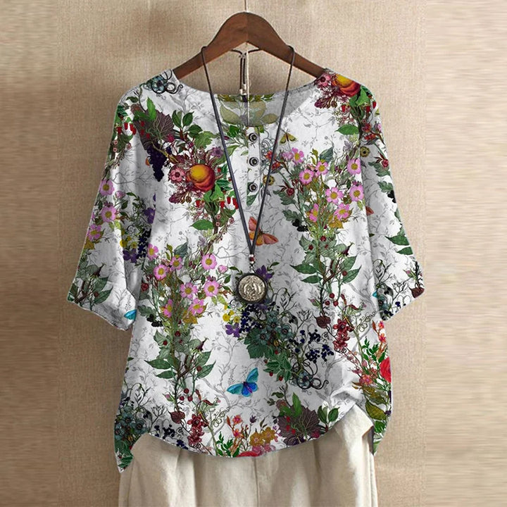 Women’s Blouse | Vintage Loose-Fit