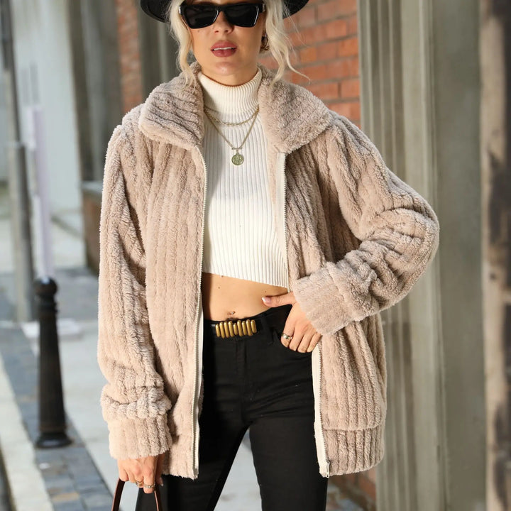 Women’s Jacket | Zip Front Collared