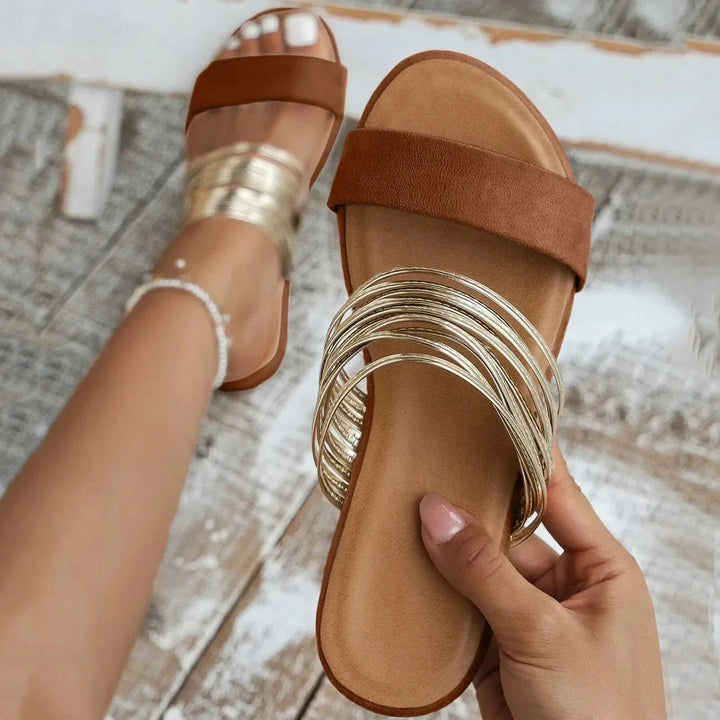 Sandals For Women | Slide With Multi-Strap Design