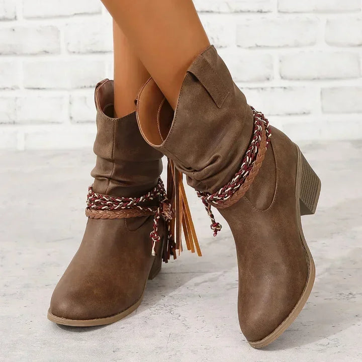 Boots for Women | Block Heel Cowboy Style