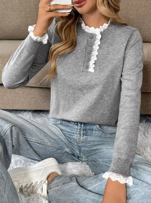 Sweater for Women | Long-sleeve Knit Top