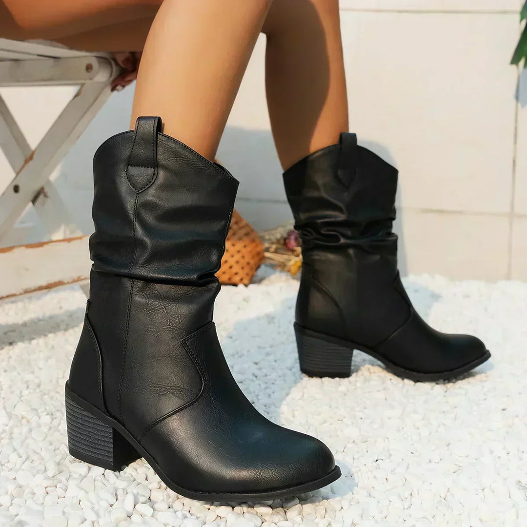 Boots for Women | Ankle Length Block Heel