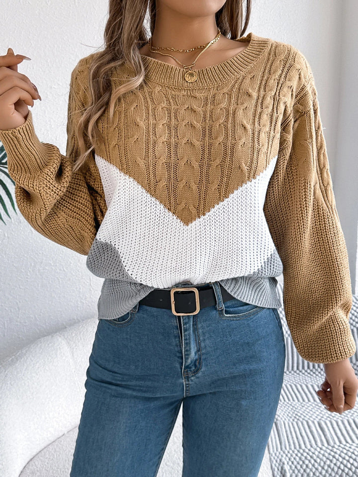 Women's Sweater | Stylish Cable-Knit Design