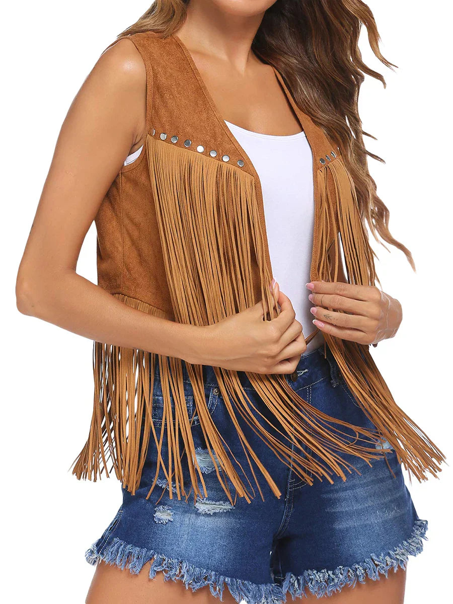 Women’s Vest | Fringe Vintage Style