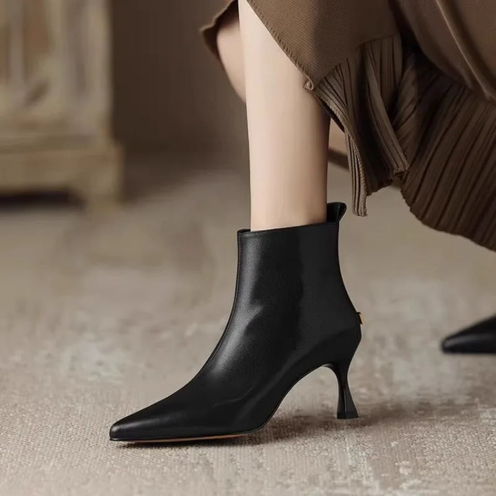 Boots For Women | Ankle Height With Pointed Heel