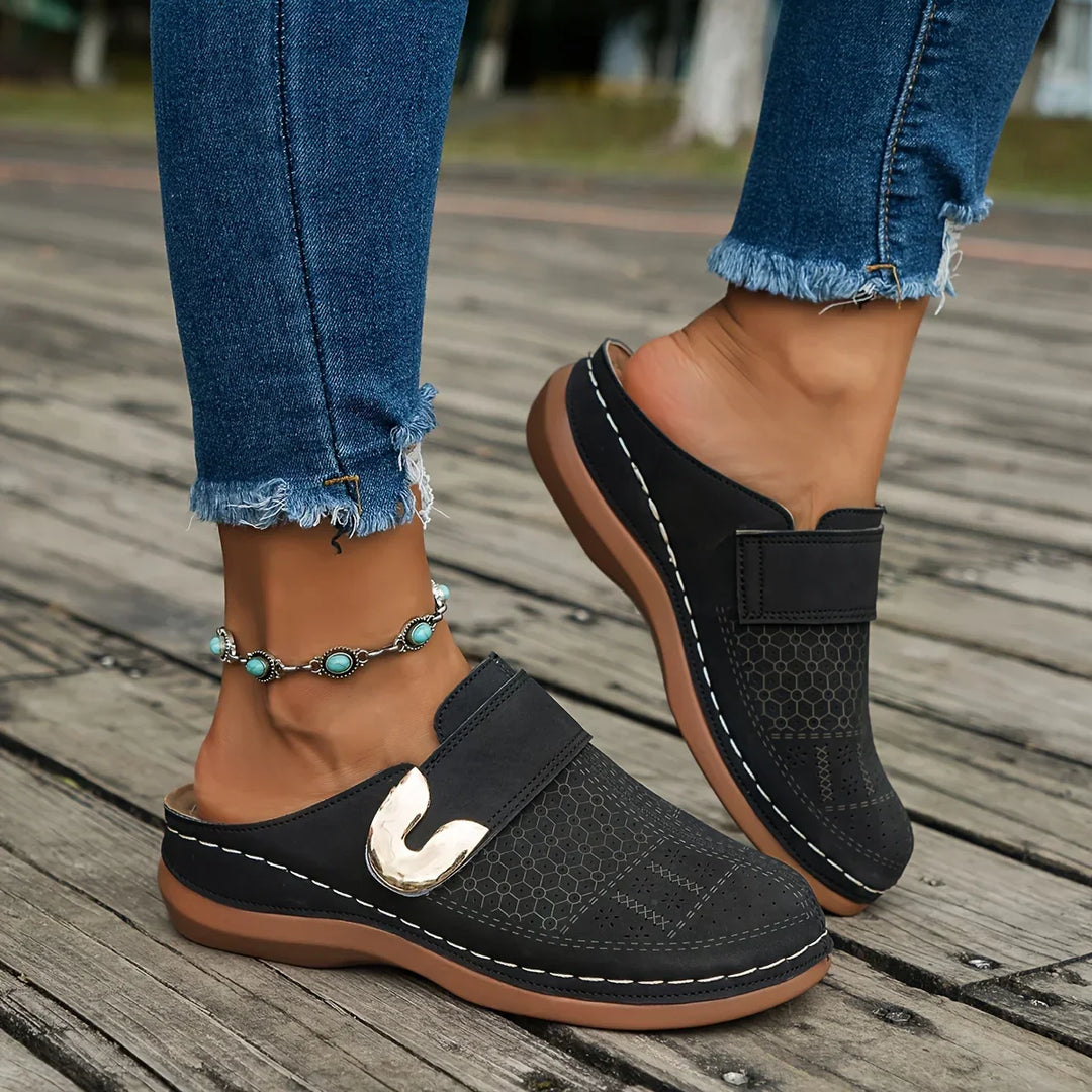 Women's Clog Mules | Slip-On Perforated