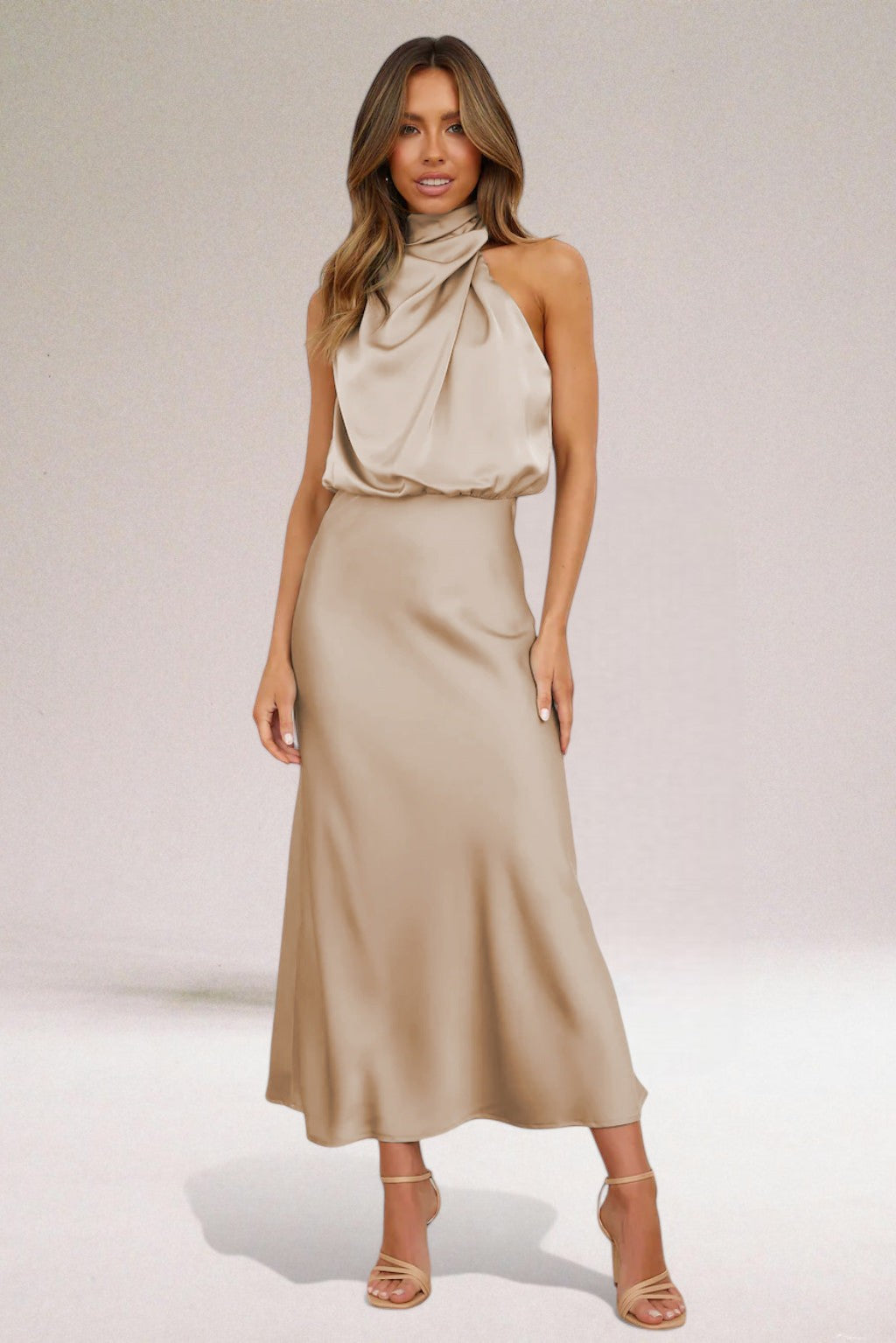 Women’s Dress | Draped Midi