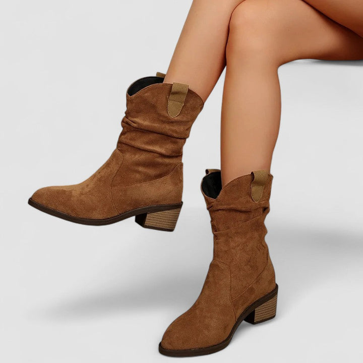 Boots for Women | Ankle Block Heel