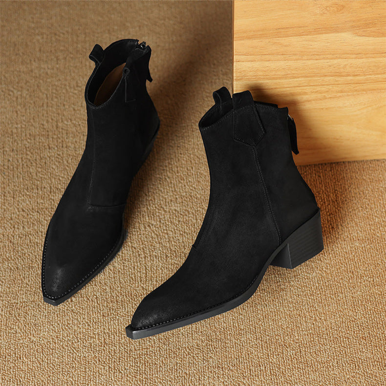 Boots for Women | Ankle Block Heel Design