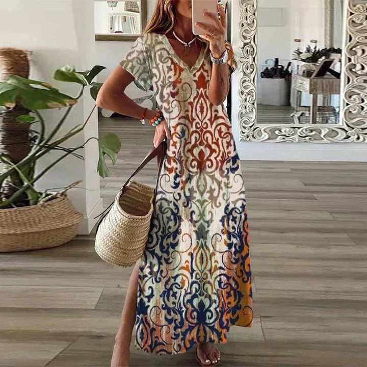 Women's Boho Maxi Dress | Floral Casual Style