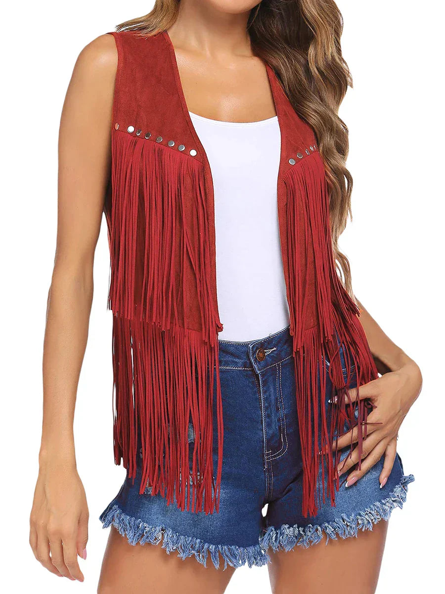 Women’s Vest | Fringe Vintage Style