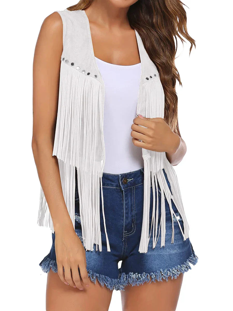 Women’s Vest | Fringe Vintage Style