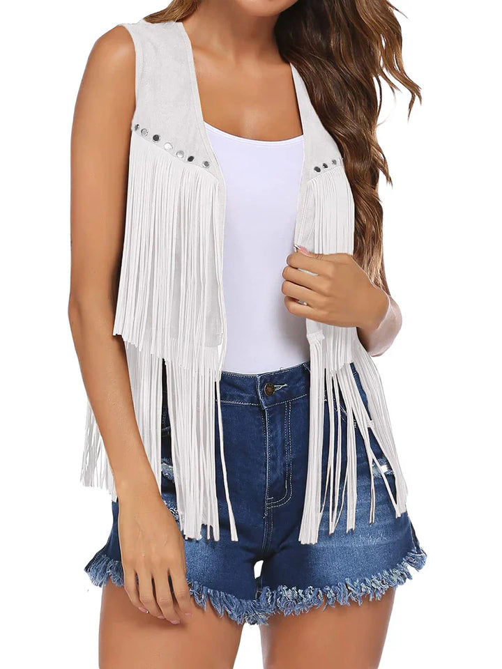 Women’s Vest | Fringe Vintage Style