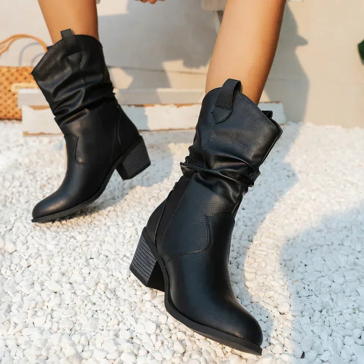Boots for Women | Ankle Length Block Heel