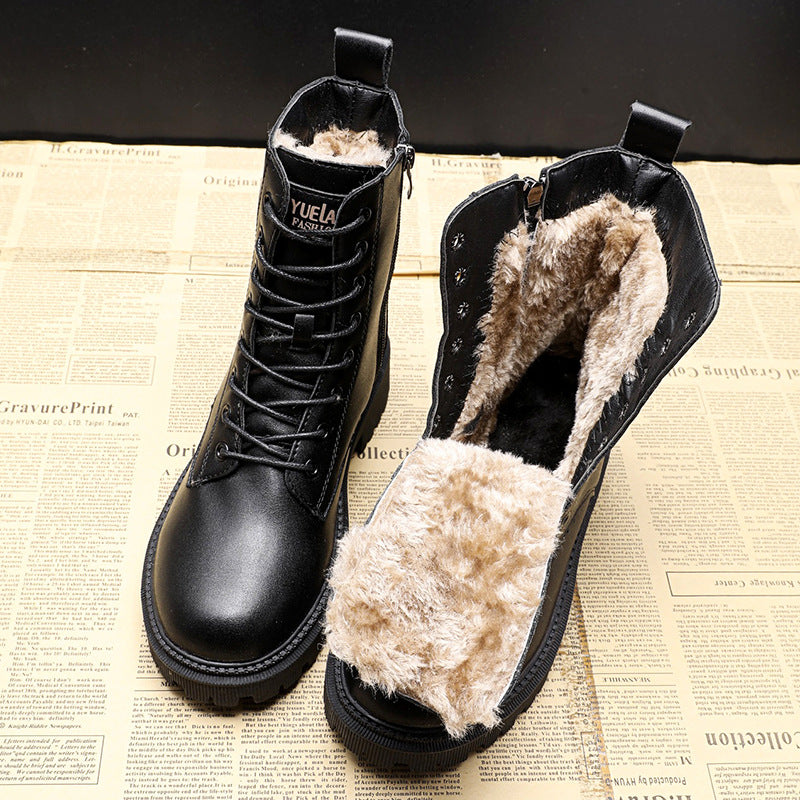 Boots For Women | Front Lace Ankle Lug Style