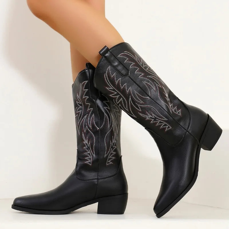 Boots for Women | Western Style Low Heel