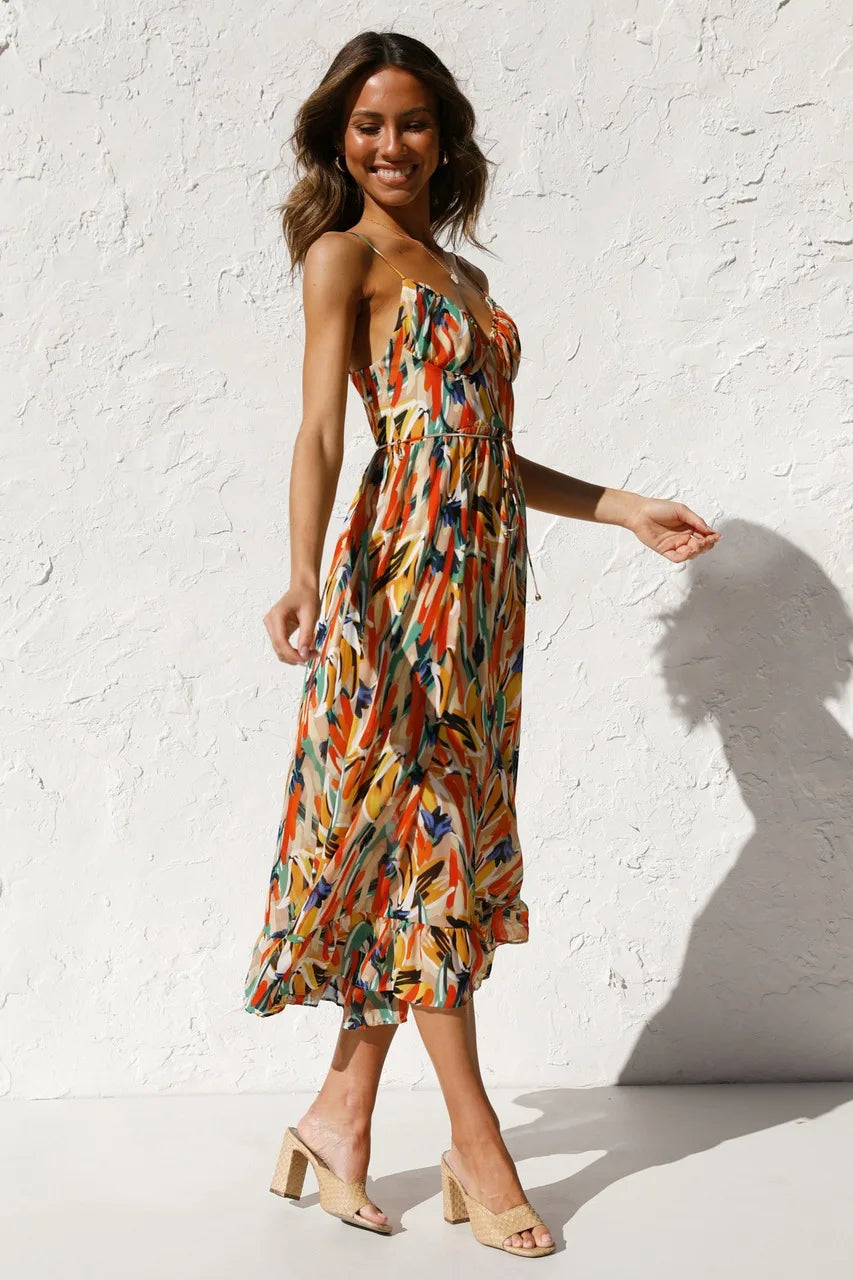 Women’s Dress | Strappy Midi