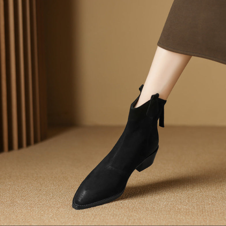 Boots for Women | Ankle Block Heel Design