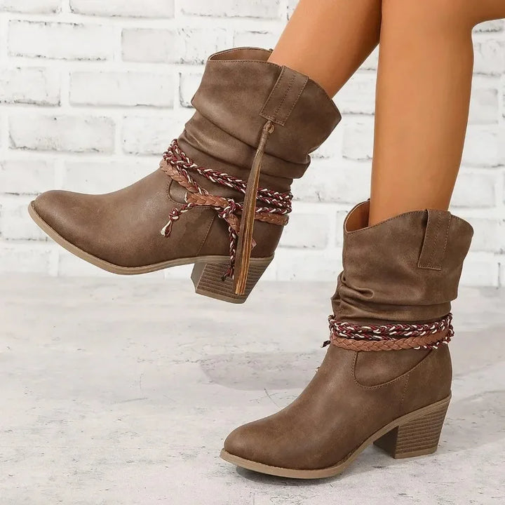 Boots for Women | Block Heel Cowboy Style