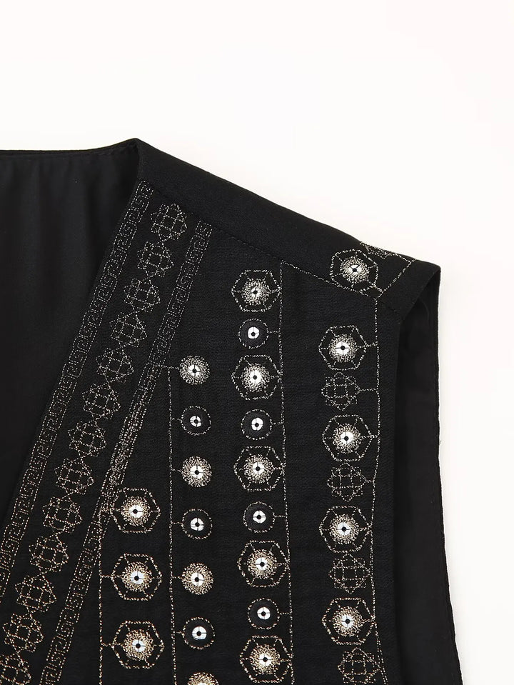 Women’s Vest | Embellished Boho Style
