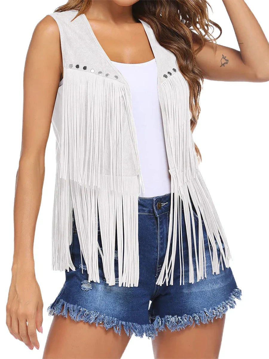 Women’s Vest | Fringe Vintage Style