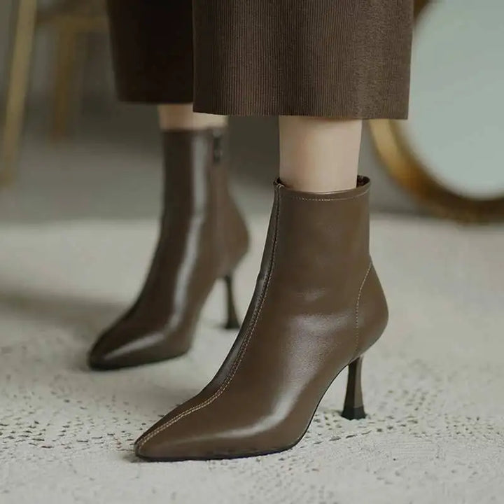 Boots For Women | Pointed Toe Ankle Heel Style