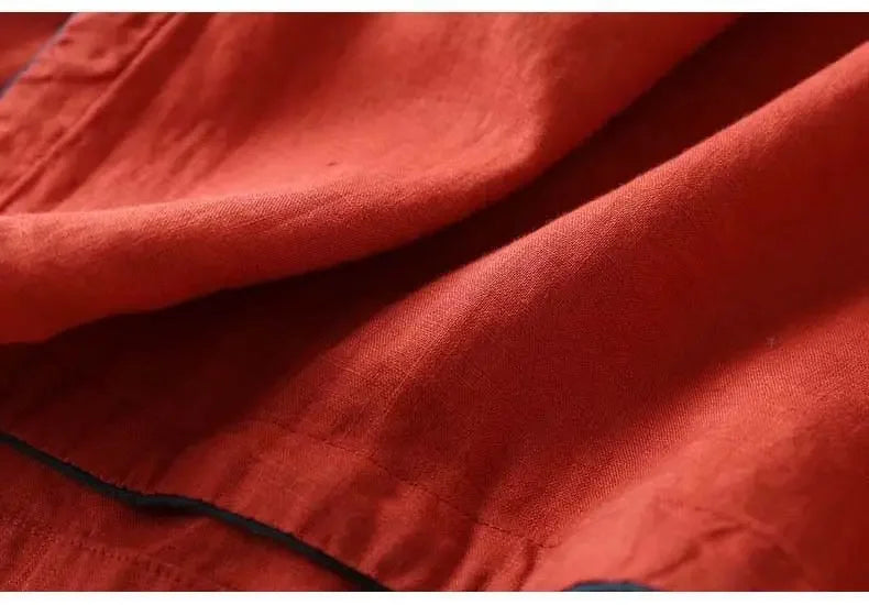 Women’s Blouse | Embroidered V-Neckline