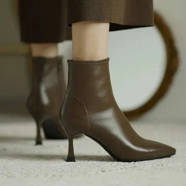 Boots For Women | Pointed Toe Ankle Heel Style