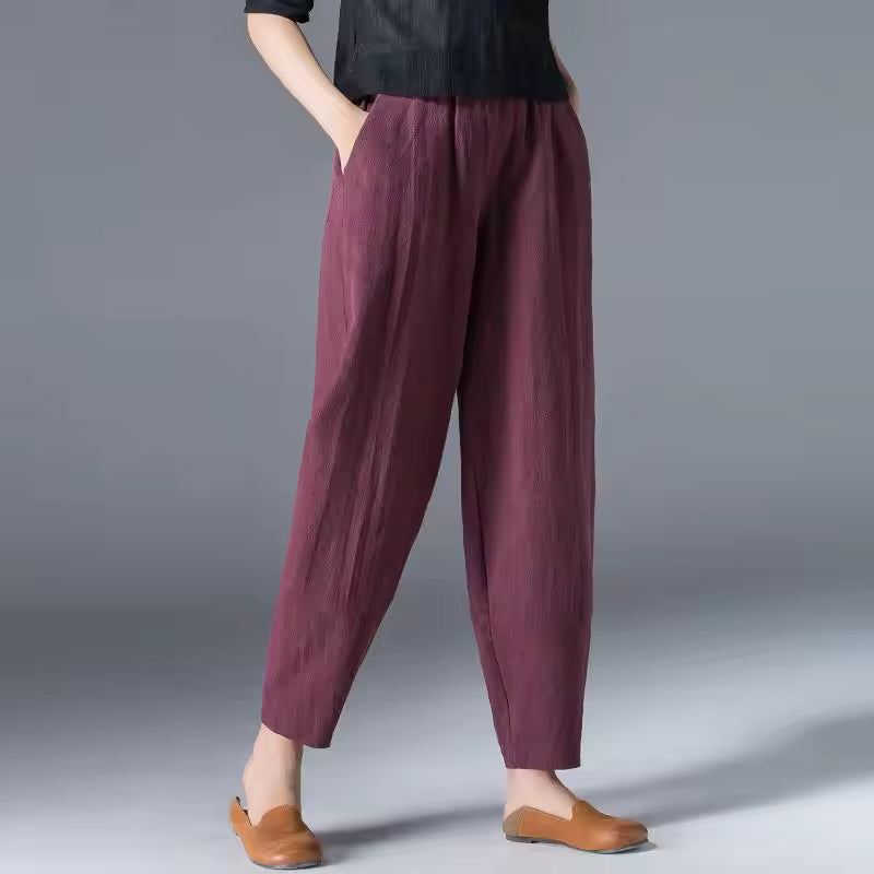 Women’s Trousers | High Waist Tapered Fit