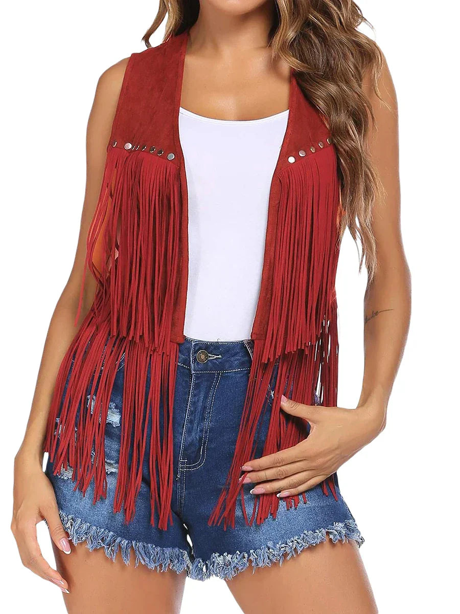 Women’s Vest | Fringe Vintage Style