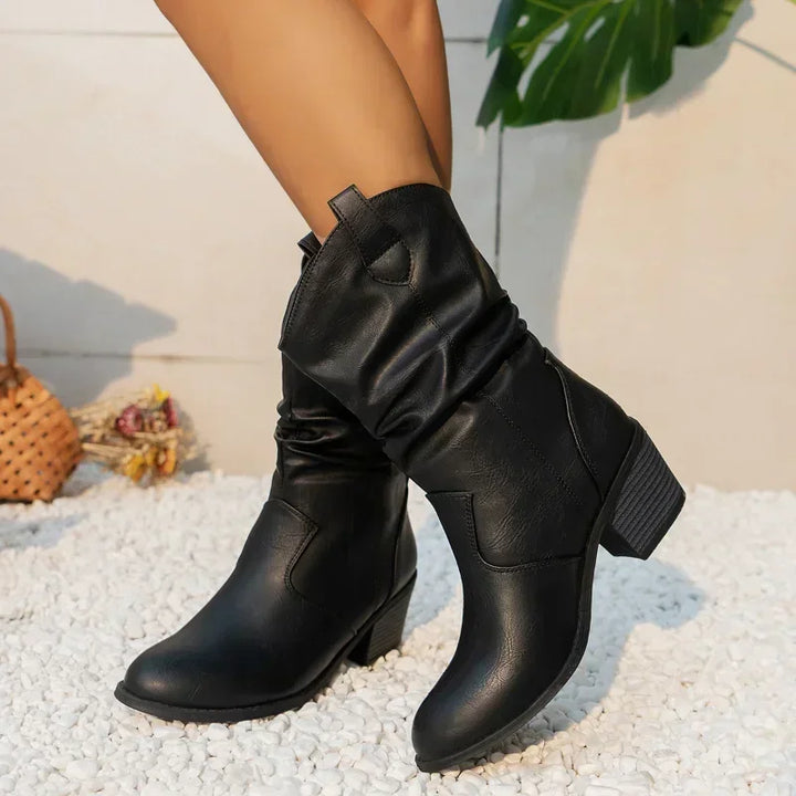 Boots for Women | Ankle Length Block Heel
