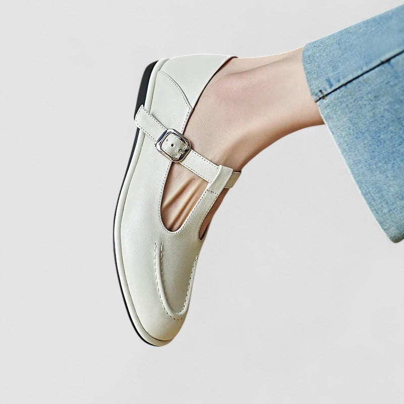 Women’s Mary Jane Shoes | Low Heels Buckle Strap