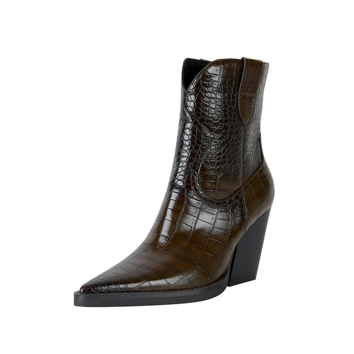 Women’s Boots | Westy Ankle Croc-Embossed