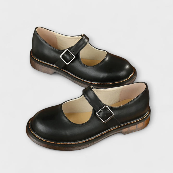 Mary Jane Shoes for Women | Flat Strap with Buckle