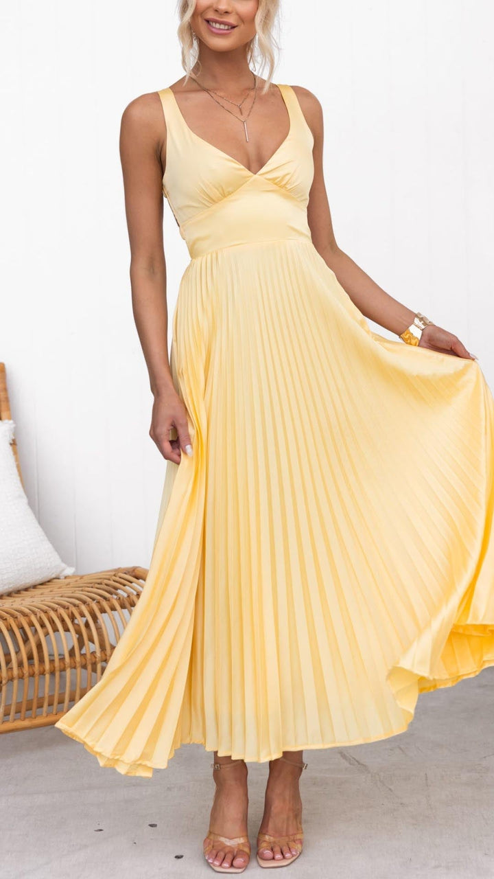Summer Dress For Women | Maxi Sleeveless Flowing Design