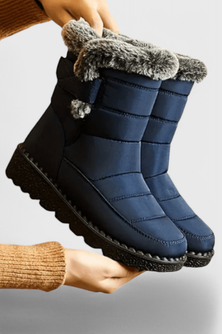 Boots For Women | Padded Collar Mid Ankle Flat Style