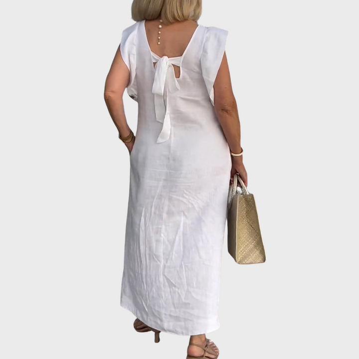 Women's Midi Sundress | Cap Sleeve Casual